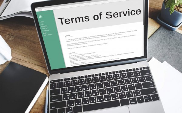 Terms of Service Conditions Rule Policy Regulation Concept